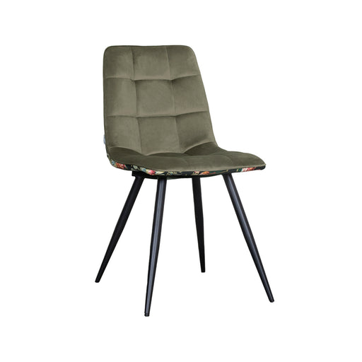 LABEL51 Eetkamerstoel Bistro - Hunter - Fluweel #2-Eetkamerstoelen-LABEL51