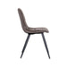 Eetkamerstoel Bistro - Taupe - Fluweel-Eetkamerstoelen-LABEL51