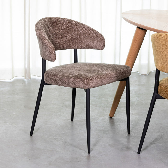 LABEL51 Eetkamerstoel Bliss - Hunter - Elite - Black Frame-Eetkamerstoelen-LABEL51