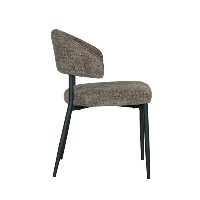 LABEL51 Eetkamerstoel Bliss - Hunter - Elite - Black Frame-Eetkamerstoelen-LABEL51