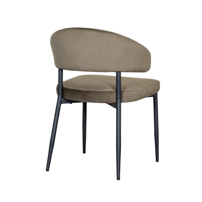LABEL51 Eetkamerstoel Bliss Hunter fluweel 56x55x76 cm