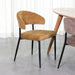 LABEL51 Eetkamerstoel Bliss - Mustard - Elite - Black Frame-Eetkamerstoelen-LABEL51