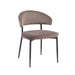 LABEL51 Eetkamerstoel Bliss - Taupe - Fluweel-Eetkamerstoelen-LABEL51