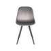 LABEL51 Eetkamerstoel Capri - Grijs - Fluweel-Eetkamerstoelen-LABEL51