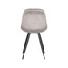 LABEL51 Eetkamerstoel Capri - Grijs - Fluweel-Eetkamerstoelen-LABEL51
