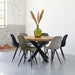 LABEL51 Eetkamerstoel Capri - Grijs - Fluweel-Eetkamerstoelen-LABEL51