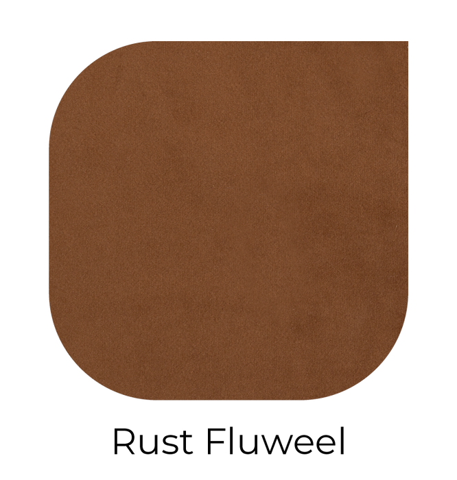 LABEL51 Eetkamerstoel Capri Rust Fluweel 46x56x88 cm-Eetkamerstoelen-LABEL51