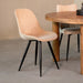 LABEL51 Eetkamerstoel Capri - Zand - Fluweel-Eetkamerstoelen-LABEL51