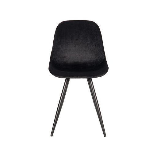 LABEL51 Eetkamerstoel Capri - Zwart - Fluweel-Eetkamerstoelen-LABEL51