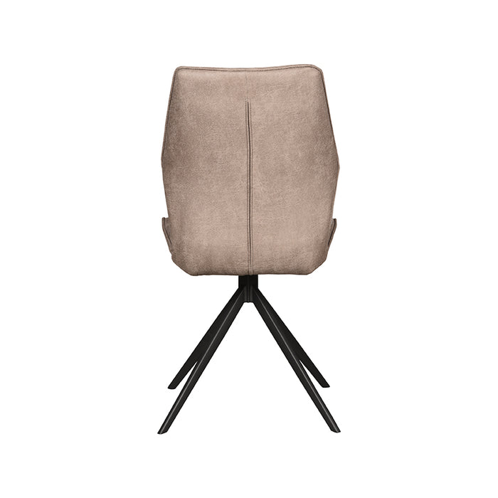 LABEL51 Eetkamerstoel Comfy Taupe Micro Suede 48x64x91 cm-Eetkamerstoelen-LABEL51