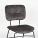LABEL51 Eetkamerstoel Dez - Antraciet - Velours-Eetkamerstoelen-LABEL51