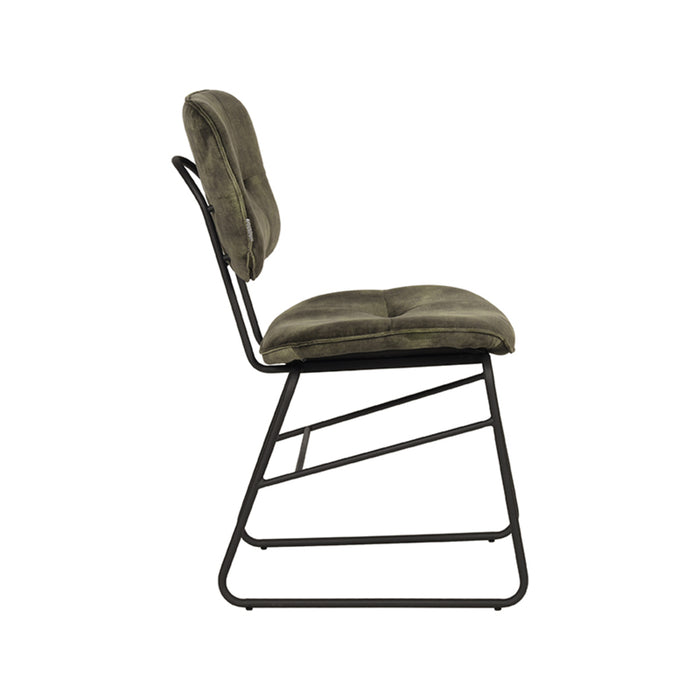 LABEL51 Eetkamerstoel Dez - Hunter - Velours-Eetkamerstoelen-LABEL51