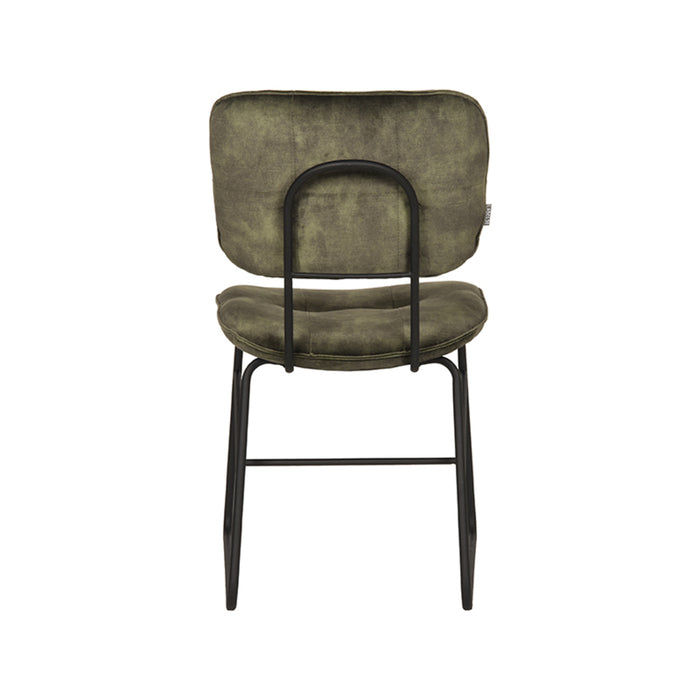 LABEL51 Eetkamerstoel Dez - Hunter - Velours-Eetkamerstoelen-LABEL51