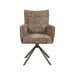 LABEL51 Eetkamerstoel Dubai Stof Taupe Draaibaar-Eetkamerstoelen-LABEL51