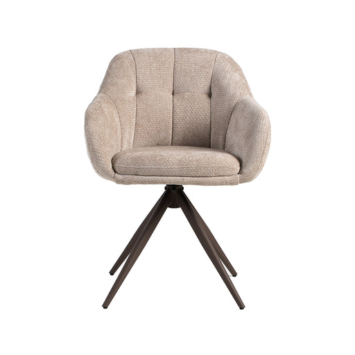 LABEL51 Eetkamerstoel Esma - Clay - Elite - Brons Metalen Frame-Eetkamerstoelen-LABEL51