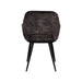 LABEL51 Eetkamerstoel Fer - Antraciet - Velours-Eetkamerstoelen-LABEL51