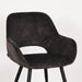 LABEL51 Eetkamerstoel Fer - Antraciet - Velours-Eetkamerstoelen-LABEL51