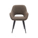 LABEL51 Eetkamerstoel Fer - Bruin - Boucle - Black Frame-Eetkamerstoelen-LABEL51