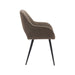 LABEL51 Eetkamerstoel Fer - Bruin - Boucle - Zwart Metalen Frame-Eetkamerstoelen-LABEL51