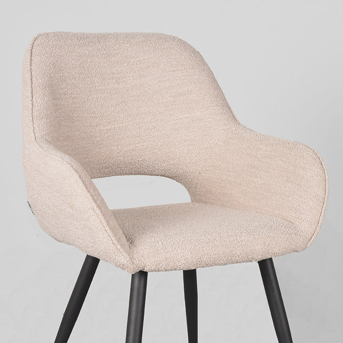 LABEL51 Eetkamerstoel Fer - Naturel - Boucle-Eetkamerstoelen-LABEL51