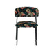 LABEL51 Eetkamerstoel Ferry Printed Flamingo Fluweel 56x79x60 cm-Eetkamerstoelen-LABEL51