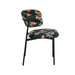 LABEL51 Eetkamerstoel Ferry Printed Flamingo Fluweel 56x79x60 cm-Eetkamerstoelen-LABEL51