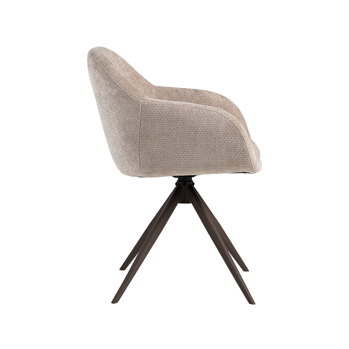 LABEL51 Eetkamerstoel Fiby - Clay - Elite - Brons Metalen Frame-Eetkamerstoelen-LABEL51