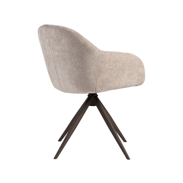 LABEL51 Eetkamerstoel Fiby - Clay - Elite - Brons Metalen Frame-Eetkamerstoelen-LABEL51