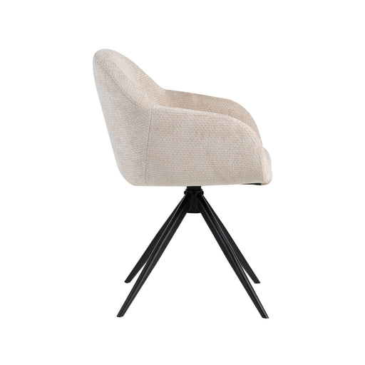 LABEL51 Eetkamerstoel Fiby - Naturel - Elite - Draaibaar-Eetkamerstoelen-LABEL51