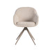 Eetkamerstoel Fiby - Naturel - Elite - Taupe Metalen Frame-Eetkamerstoelen-LABEL51