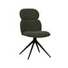 LABEL51 Eetkamerstoel Finn - Forest - Boucle - Black Frame - Draaibaar-Eetkamerstoelen-LABEL51