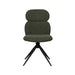 LABEL51 Eetkamerstoel Finn - Forest - Boucle - Black Frame - Draaibaar-Eetkamerstoelen-LABEL51