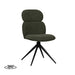 LABEL51 Eetkamerstoel Finn - Forest - Boucle - Black Frame - Draaibaar-Eetkamerstoelen-LABEL51