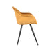 LABEL51 Eetkamerstoel Forli - Oker - Fluweel-Eetkamerstoelen-LABEL51