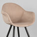 LABEL51 Eetkamerstoel Forli - Zand - Fluweel-Eetkamerstoelen-LABEL51