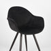 LABEL51 Eetkamerstoel Forli Zwart Fluweel 60x58x83 cm-Eetkamerstoelen-LABEL51