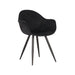 LABEL51 Eetkamerstoel Forli - Zwart - Fluweel-Eetkamerstoelen-LABEL51