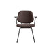 Eetkamerstoel Gastron - Taupe - Fluweel-Eetkamerstoelen-LABEL51