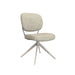 LABEL51 Eetkamerstoel Geneva - Naturel - Boucle - Taupe Frame - Draaibaar-Eetkamerstoelen-LABEL51