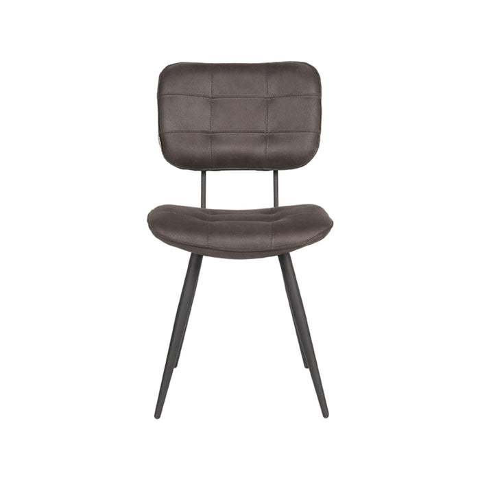 LABEL51 Eetkamerstoel Gus - Antraciet - Microvezel-Eetkamerstoelen-LABEL51