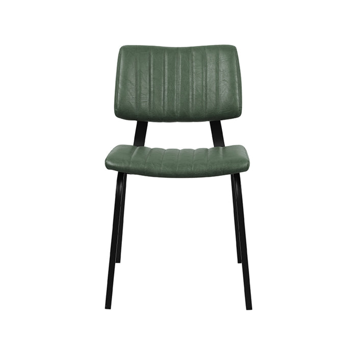 LABEL51 Eetkamerstoel Gusto - Hunter - PU-Leder - Black Frame-Eetkamerstoelen-LABEL51