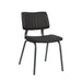 LABEL51 Eetkamerstoel Gusto Zwart Kunstleder 46x56x79 cm-Eetkamerstoelen-LABEL51
