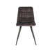 LABEL51 Eetkamerstoel Jelt Antraciet Velours 45x56x84 cm-Eetkamerstoelen-LABEL51