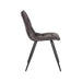 LABEL51 Eetkamerstoel Jelt Antraciet Velours 45x56x84 cm-Eetkamerstoelen-LABEL51