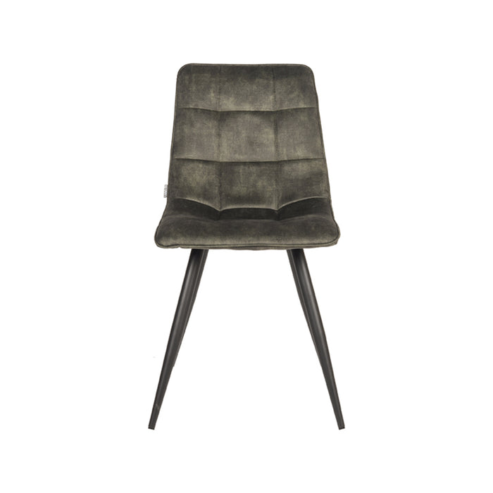LABEL51 Eetkamerstoel Jelt Hunter Velours 45x56x84 cm-Eetkamerstoelen-LABEL51