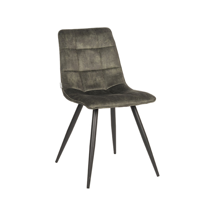 LABEL51 Eetkamerstoel Jelt - Hunter - Velours-Eetkamerstoelen-LABEL51