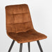 LABEL51 Eetkamerstoel Jelt Oker Velours 45x56x84 cm-Eetkamerstoelen-LABEL51