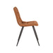 LABEL51 Eetkamerstoel Jelt - Oker - Velours - Zwart Metalen Frame-Eetkamerstoelen-LABEL51