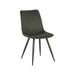 LABEL51 Eetkamerstoel Jort - Army green - Ribcord - Black Frame-Eetkamerstoelen-LABEL51
