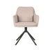 LABEL51 Eetkamerstoel Joy Naturel Boucle Draaibaar 58x63x83 cm-Eetkamerstoelen-LABEL51